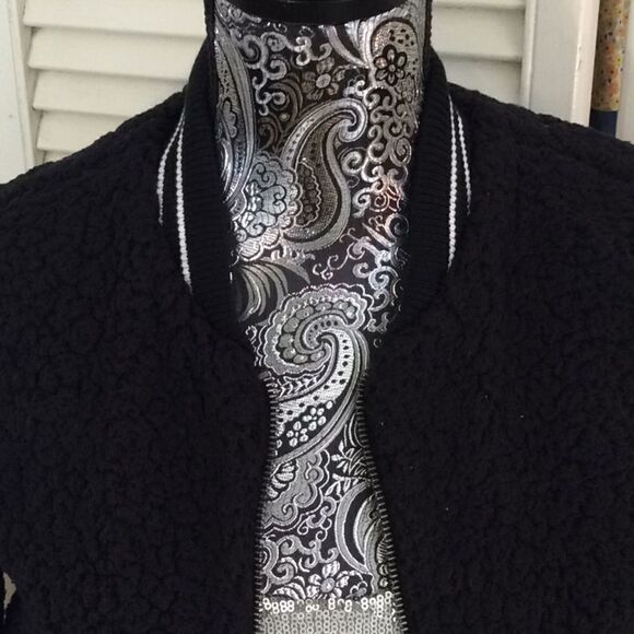 NWT Lucky Brand Varsity Bomber Jacket Pockets XS - Picture 6 of 13